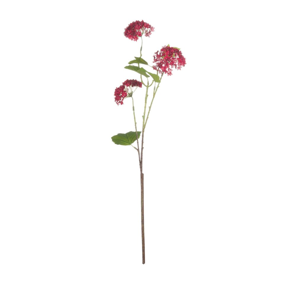 image 1 of Hill Interiors Artificial Faux Red Autumnal Viburnum Spray - Red - One Size