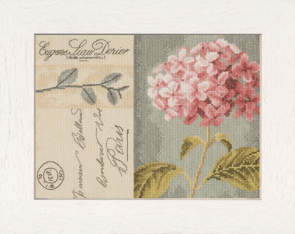 Lanarte HYDRANGEA - Counted Cross Stitch Kit: Hydrangea