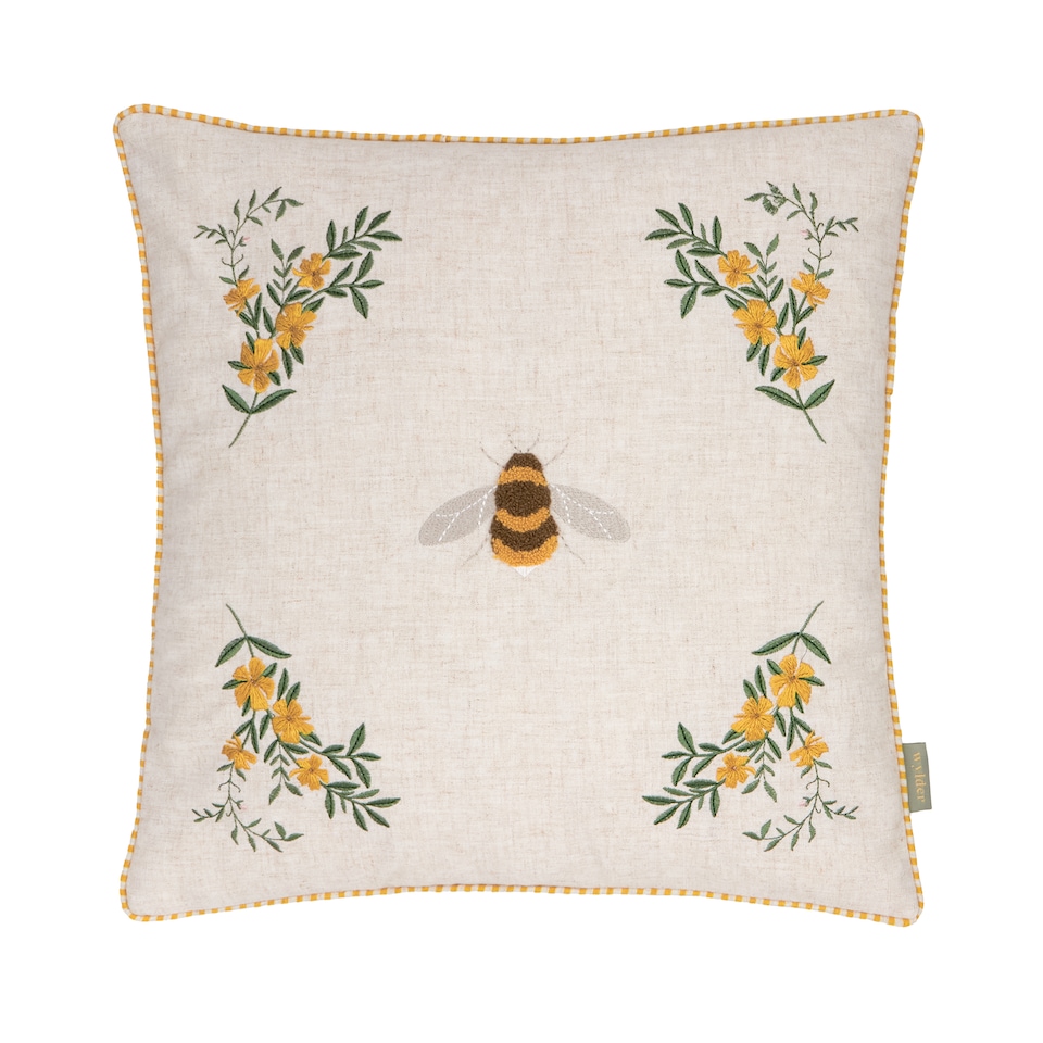 image 1 of Wylder Ramble Bee Tufted Cushion