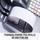 image 2 of Straame Pack of 40, 80x80mm Premium Thermal Till Rolls