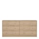 image 2 of May Chest of 6 Drawers (3+3) in Jackson Hickory Oak