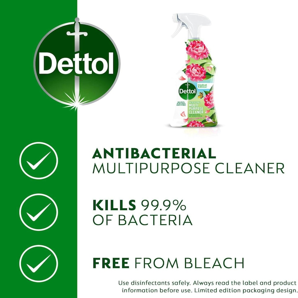 image 1 of Dettol Multi Purpose Cleaner Garden Symphony Kills Germs & Bacteria 750ml