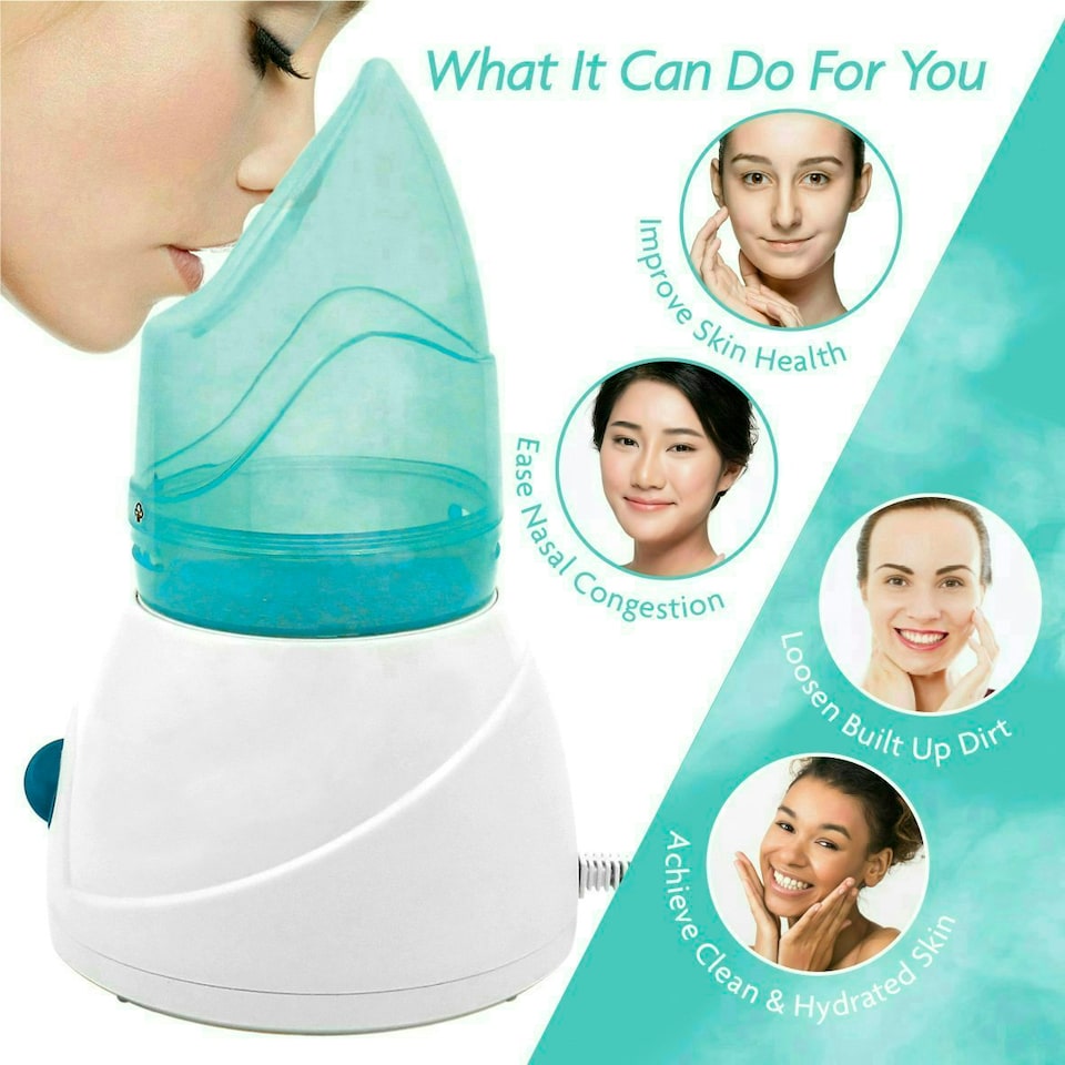 image 1 of Bauer Facial Spa Face Steamer and Nasal Inhaler Set