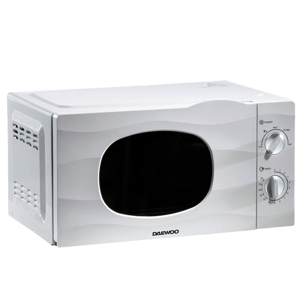 image 1 of Daewoo Microwave 20L 700W 5 Power Levels Defrost Function Dial Controls KOR6L77