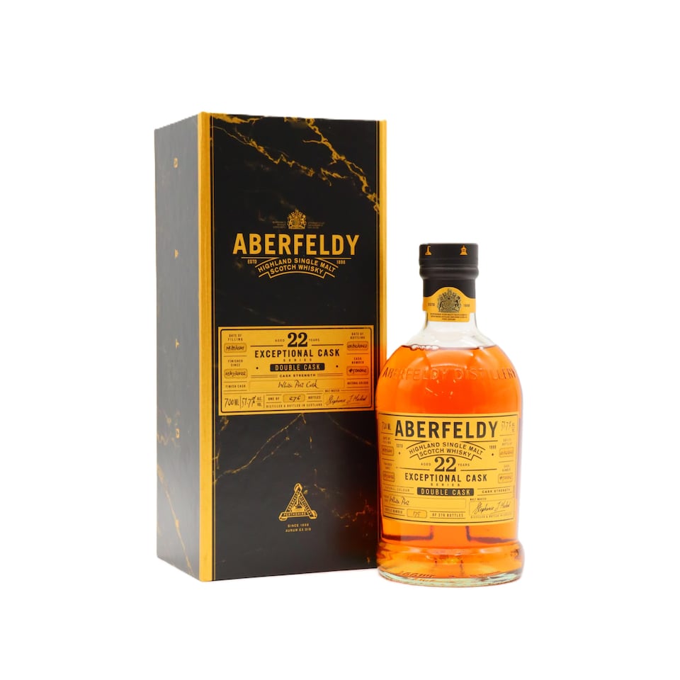 Aberfeldy - Exceptional Single White Port Cask No. 500002 2001 22 year old Whisky