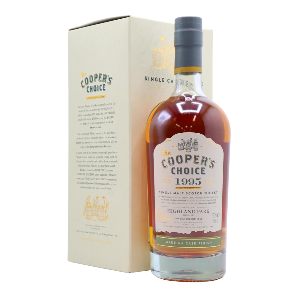 Highland Park - Cooper's Choice - Single Madeira Cask No. 9151 1995 20 year old Whisky