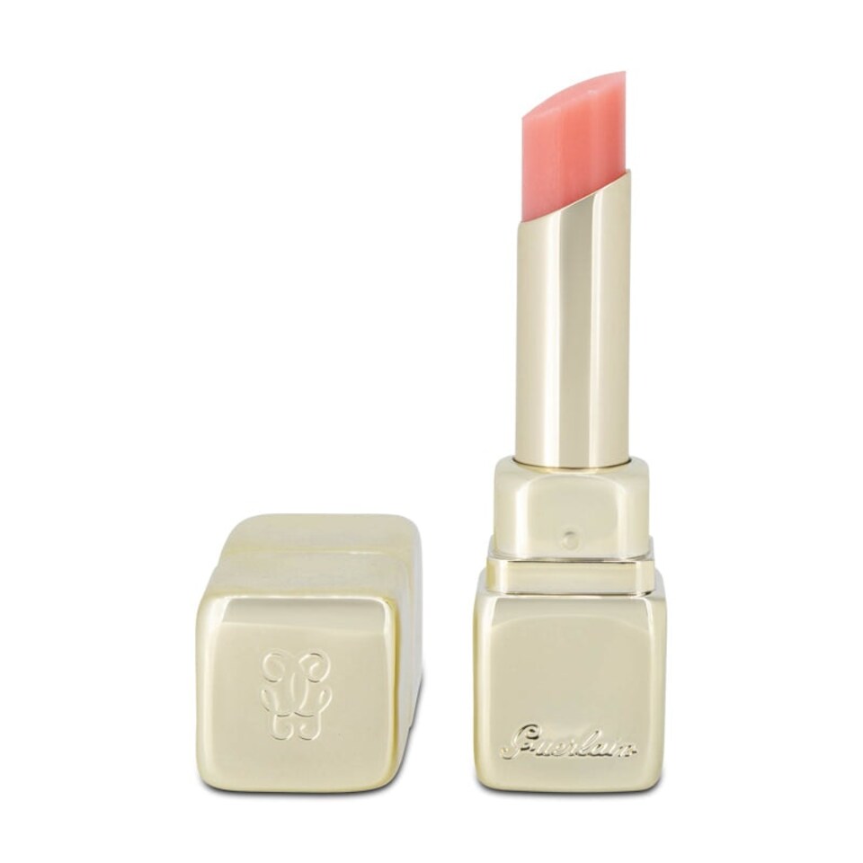 image 1 of Guerlain Kiss Kiss Shine Bloom Hydration Pink Lipstick 258 My Kiss Glow Pink