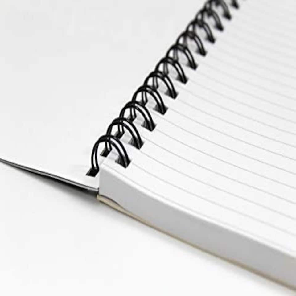 image 1 of B5 70 Leaves Printed 5 mm Dot Grid and Perforated Wire bound Notebook