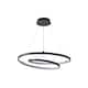 image 1 of ValueLights Infinity Black Loop Integrated LED Ceiling Light | Black