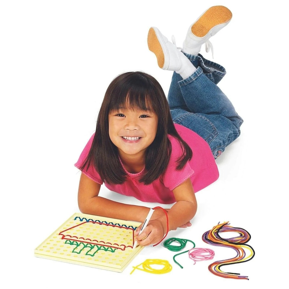 image 1 of Learning Resources String-Along Lacing Set