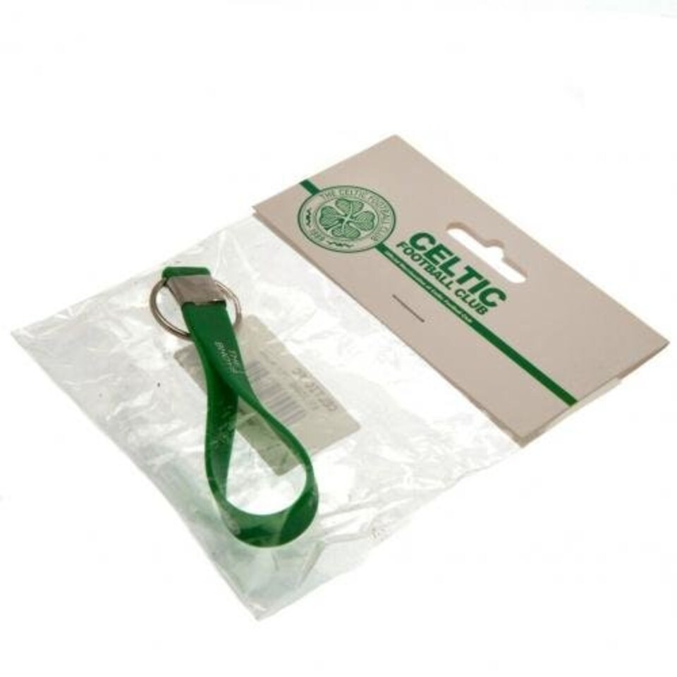 image 1 of Celtic FC The Bhoys Silicone Keyring - One Size - Keyrings - FBSKEYCE001