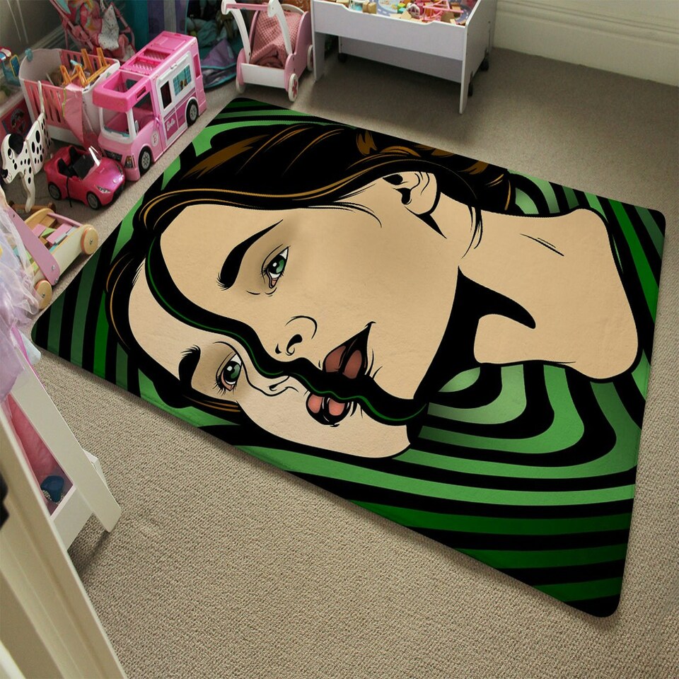 image 1 of portrait of woman (Rug) Multi | XL