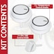 image 2 of SPARES2GO Control Knobs Kit for Vaillant ecoTEC Plus VIH VU VUI VUW Boiler (Pack of 3)