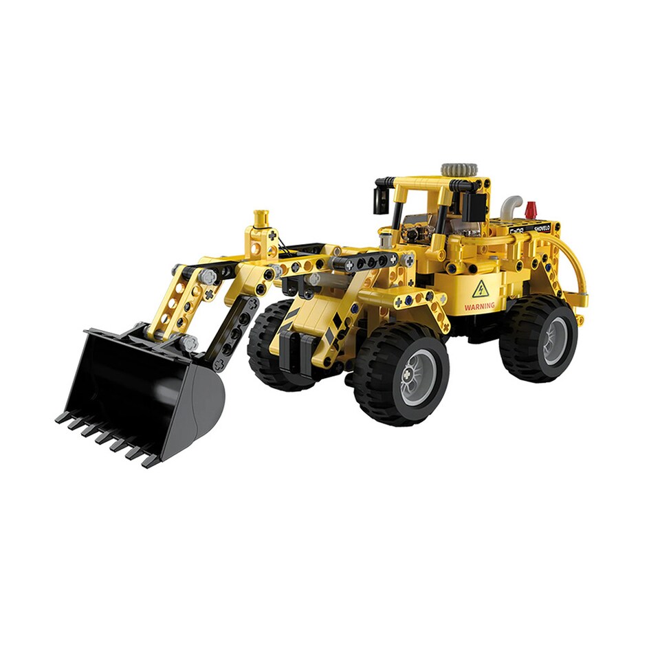 image 1 of Cada Wheel Loader & Wheel Bulldozer Construction Toy