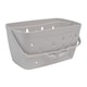 image 9 of JVL Grey Peg Basket with 48 Soft Touch Clip Clothes Pegs, Assorted Colours