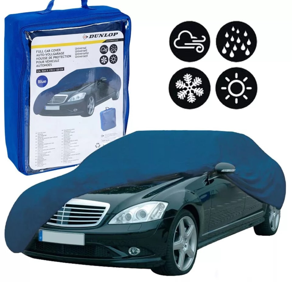image 1 of Dunlop Heavy Duty Waterproof Car Cover Case