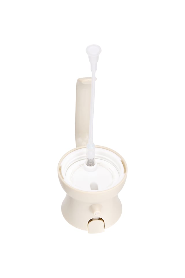 image 1 of Living and Home 2-in-1 Glass Oil Sprayer & Dispenser,Beige,500ml | White | Beige
