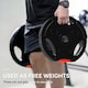 image 3 of SPORTNOW Weight Plates Set for Home Gym, 2 x 10kg, 2 x 5kg, Black | Black | Black