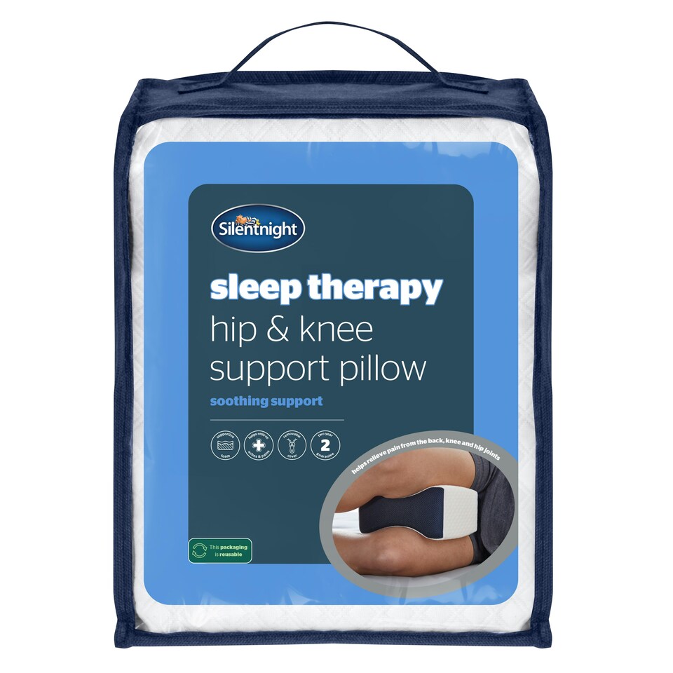 image 1 of Silentnight Sleep Therapy Hip and Knee Support Pillow, Breathable, Pain and Stiffness Relief