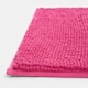 image 7 of OHS Soft Microfibre Non-Slip Absorbent Noodle Chenille Bath Runner Mat Pink | Bright Pink | 45 x 75cm