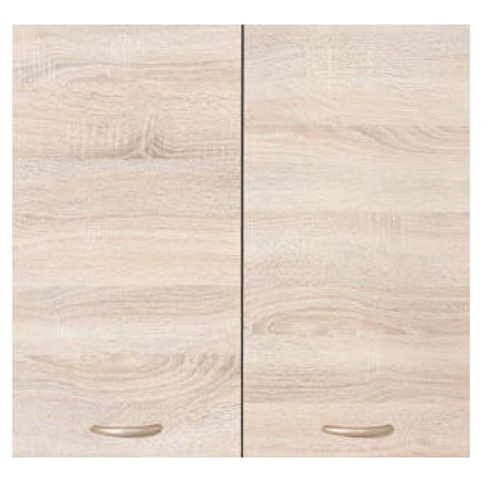 image 1 of Junona Kitchen Wall Cabinet Unit 2 Door Cupboard - Sonoma Oak W600xH570mm