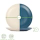 image 3 of Nicola Spring Dipped Stoneware Dinner Plates - 26.5cm - Navy - Pack of 4 | Blue | Navy