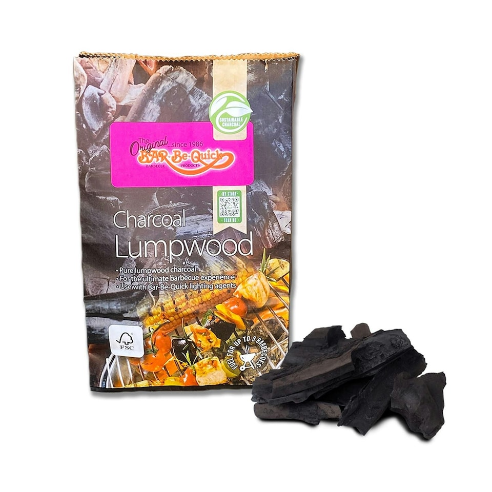 image 1 of Bar Be Quick Lumpwood Charcoal - 2.7kg