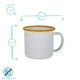 image 3 of Argon Tableware White Enamel Espresso Cups - 130ml - 6 Colours Multi
