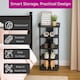image 5 of Neo Black Multi-Layer Wooden Shoe Rack Durable Storage Organiser Boots Sneakers Heels Space Saving Entryway Shelf | Black