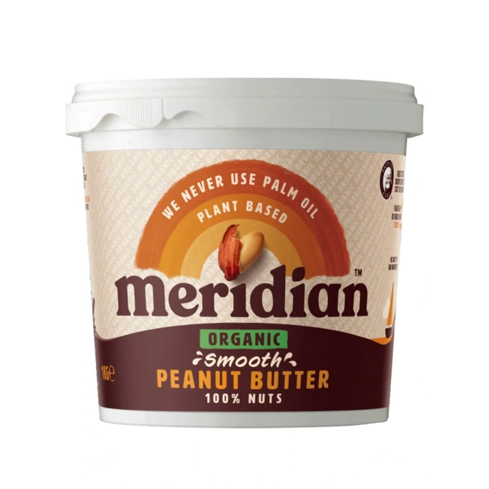 Organic Smooth Peanut Butter 1kg (Meridian)