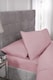 image 2 of Percale Duvet Set Single Bed Pink