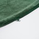 image 3 of OHS 2 x Soft Plain Matte Velvet Cushion Covers, 45x45cm - Forest Green