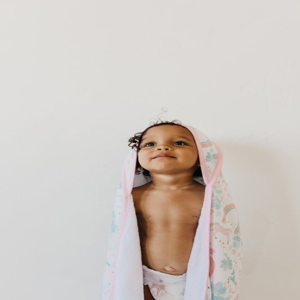 image 1 of Copper Pearl Premium Knit Hooded Towel Whimsy
