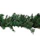 image 10 of 1.8m Plain Green Christmas Garland with 164 Tips and 50 Warm White LED Lights