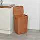 image 2 of 55L Plastic Rattan Laundry Basket | Cream | 1
