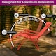 image 5 of Set of 2 Zero Gravity Reclining Foldable Garden Chairs Sun Loungers