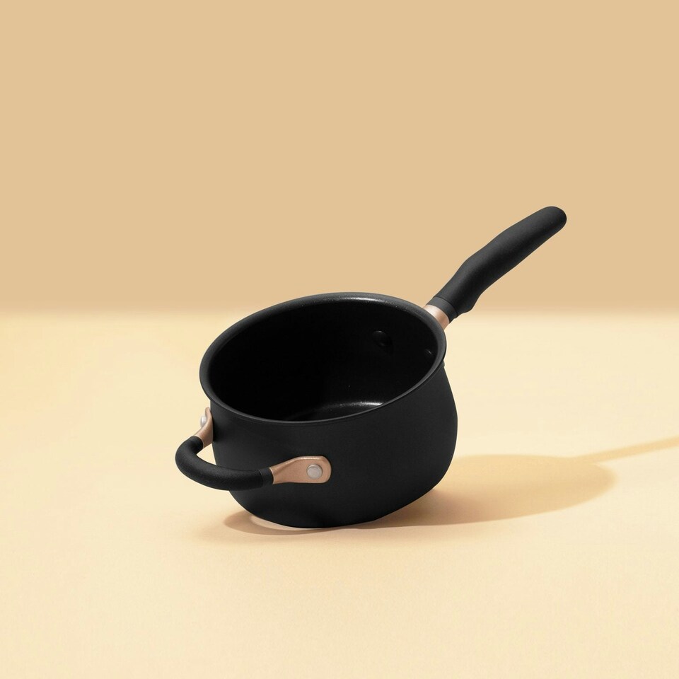 image 1 of Meyer Accent Saucepan, Frying Pan & Chef Pan Essential Set - 6 Piece
