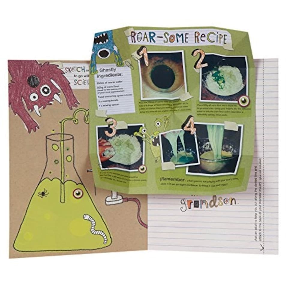 image 1 of Birthday Card For Grandson 'Roar-Some Recipes'