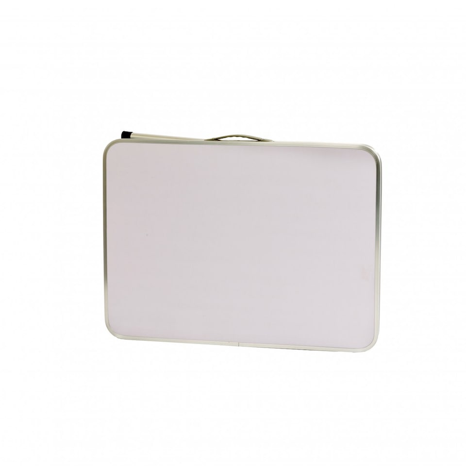 image 1 of 75cm Portable Folding Outdoor Camping Kitchen Work Top Table | White