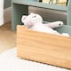 image 10 of SoBuy Children's Bookcase with Storage Chest, Light Green & Natural, 24.4 x 11.8 x 31.5 in, 16.9 kg - KMB95-GR