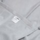 image 7 of Homescapes Cotton Rajput Ribbed Silver Grey Throw - 225 x 255 cm Grey