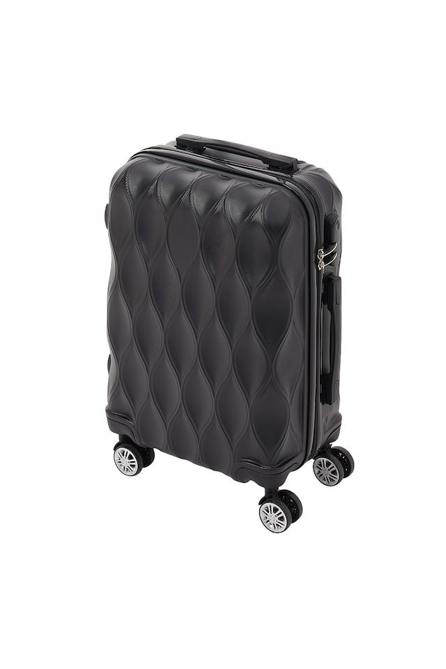 image 1 of Living and Home 2-Piece Hard Shell Suitcase Set - Black 20" & 14"