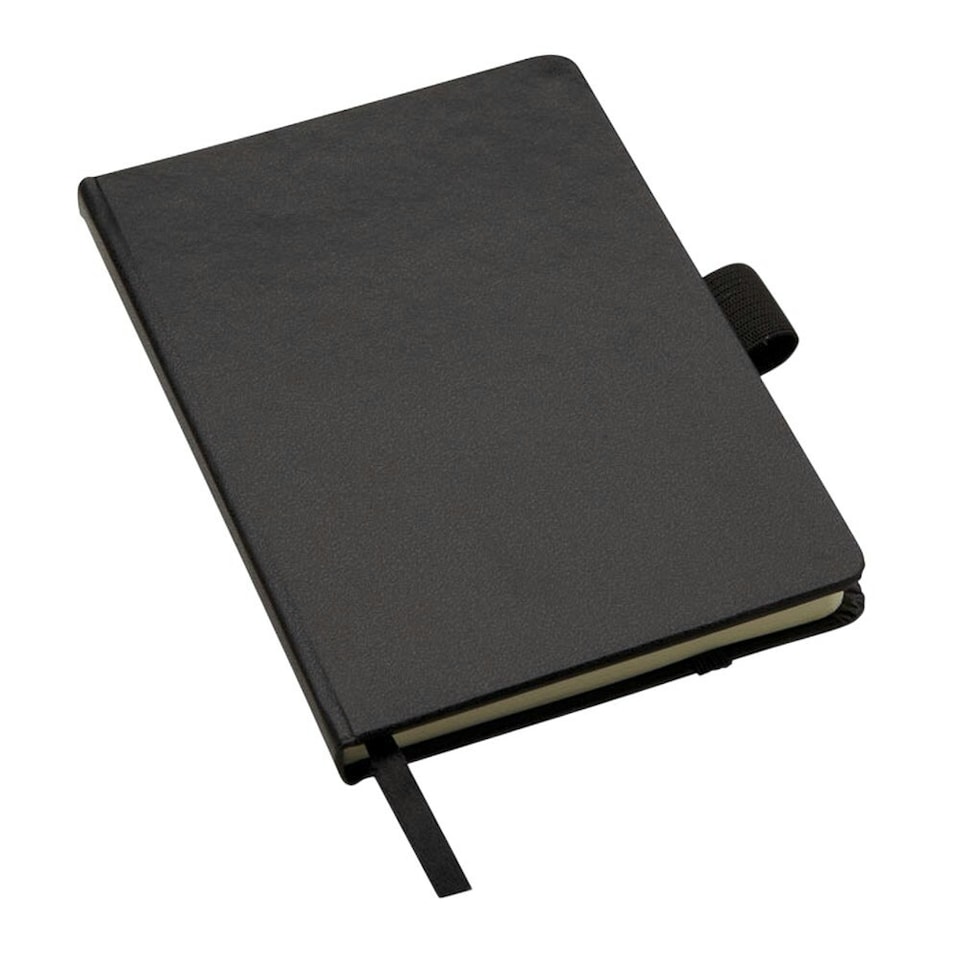 image 1 of MidOcean Notalux A6 Notebook & Pen - Black - 1.2cm x 14.5cm x 10cm
