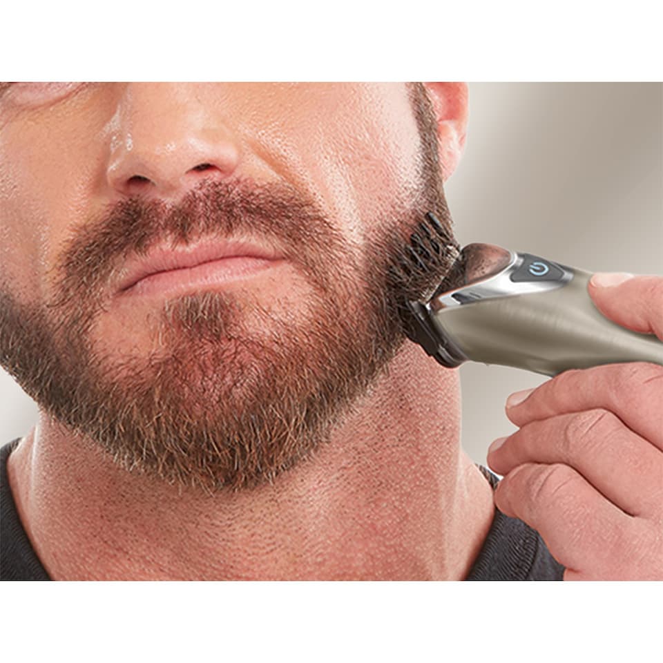 image 1 of Wahl Stainless Steel 9in1 Multigroomer Hair Trimmer Kit Titanium Finish 3025735