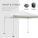 image 4 of Outsunny Tent Weight Base 4pcs Gazebo Foot Leg Pole Anchor Weights Marquee