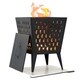 image 1 of Sunjoy Steel Outdoor Fire Pit with Fire Poker