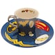 image 1 of DC Comics Logo Mug & Plate Set - White/Blue/Yellow - One Size