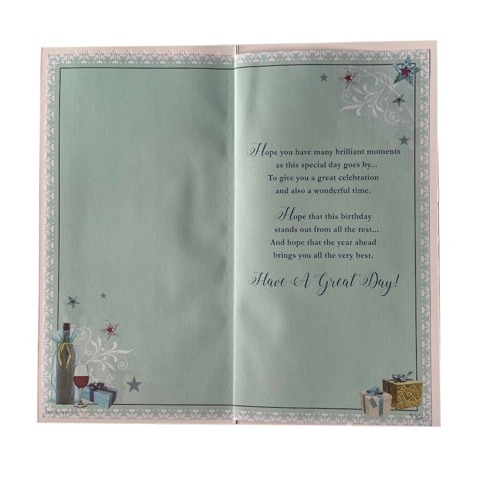image 1 of Have A Happy 40th Birthday Soft Whispers Card