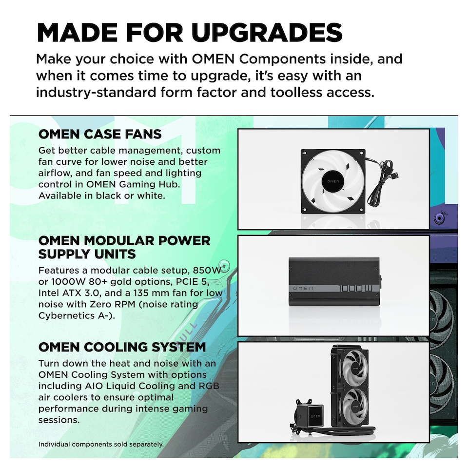 image 1 of HP OMEN 35L Intel Core Ultra 7 265K 32GB 1TB SSD+1TB HDD Win 11 H RTX 5070Ti  PC