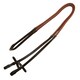 image 2 of Whitaker Leather Reins with Dimpled Grip - Havana - Pony